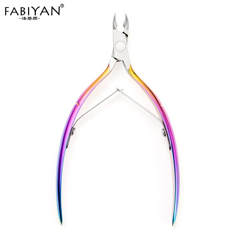 Nail Art Rainbow - Cążki do skórek ze stali nierdzewnej