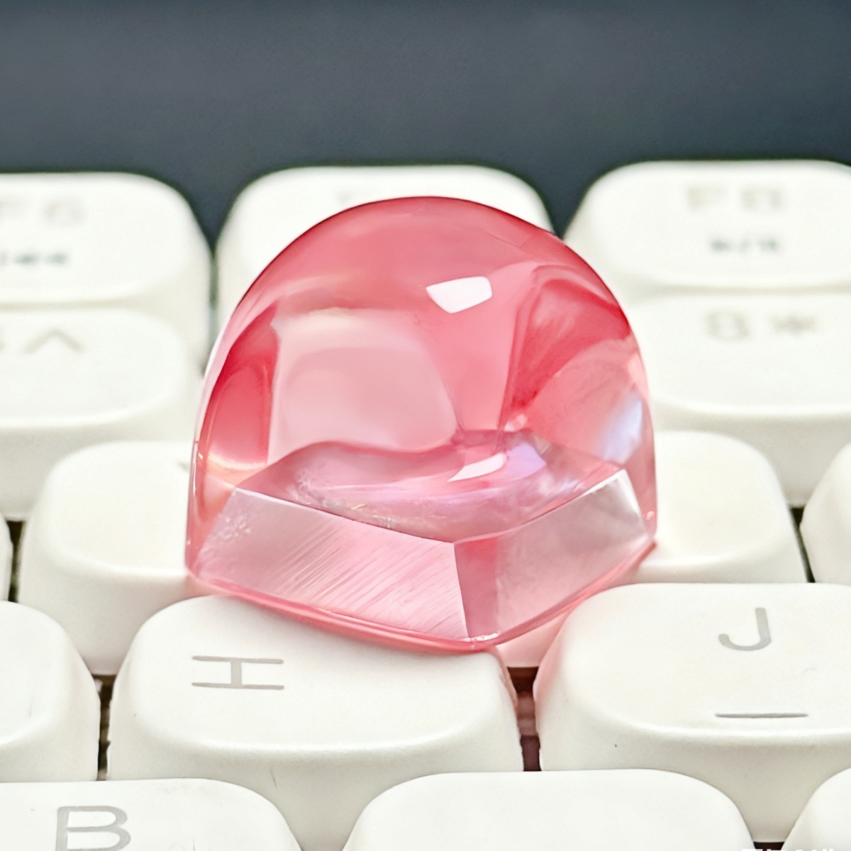 Nail Art Jelly - Ręcznie robiony, personalizowany, przezroczysty keycap z