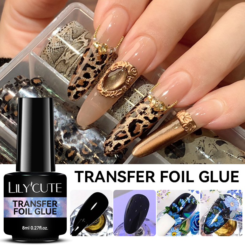 Nail Foil Transfer - LILYCUTE 8ML Klej do Folii Transferowej