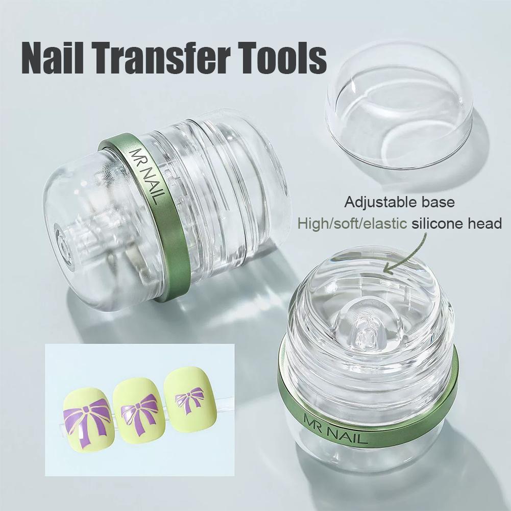 Nail Art Jelly - Silikonowy stempel do zdobień paznokci, narzędzie