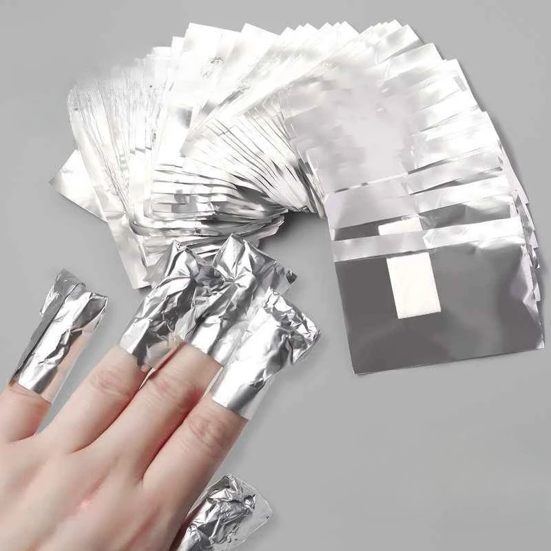 100 sztuk Remover folia alumin – Nail Foil Transfer recenzja i cena