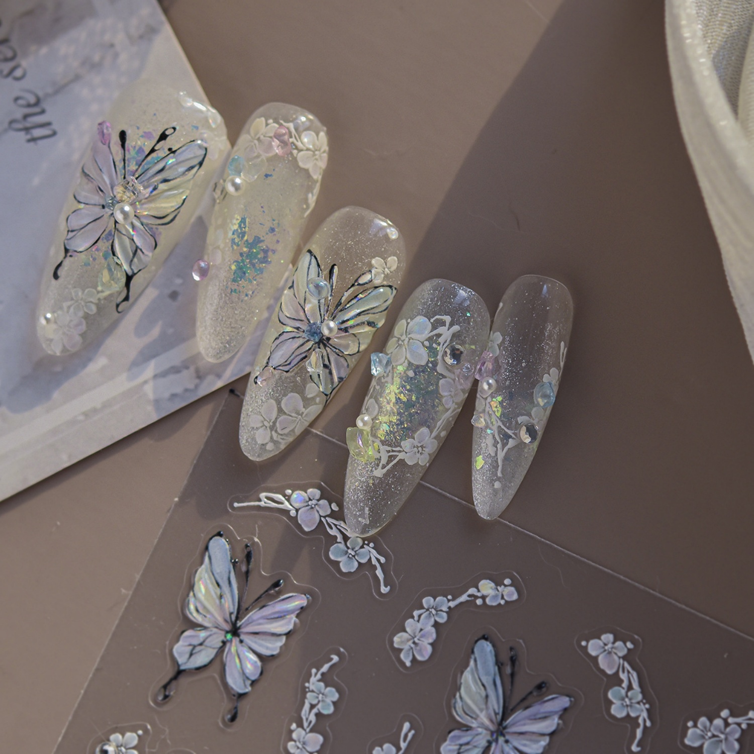Niebieski Motyl Laserowy, Nieb – Nail Art Ice Blue recenzja i cena