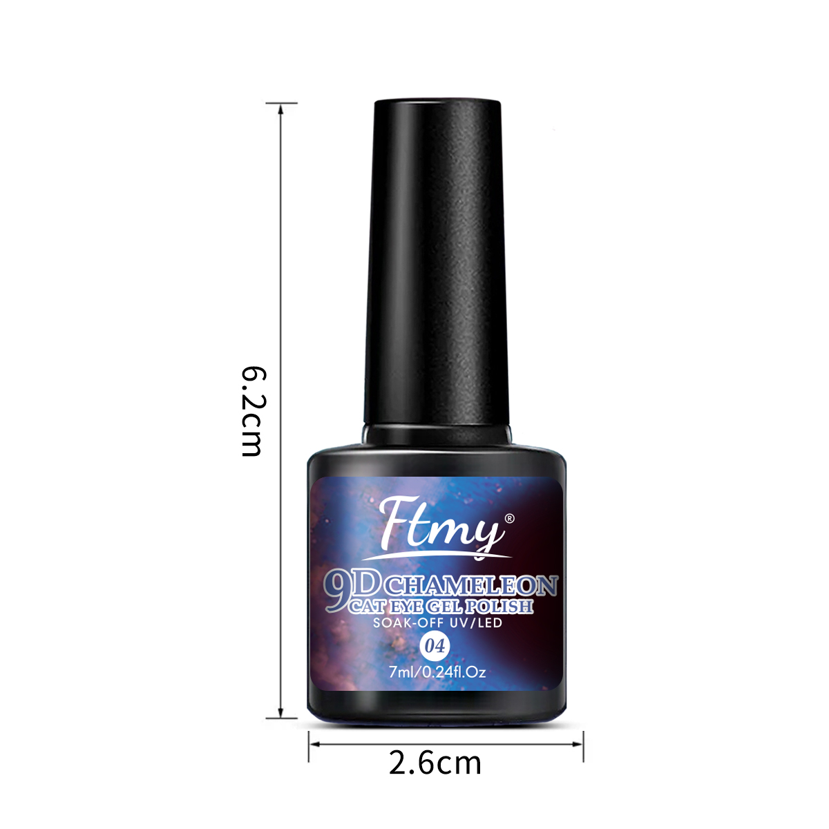 7ml Tęczowy Żel Magnetyczny do – Nail Art Rainbow recenzja i cena