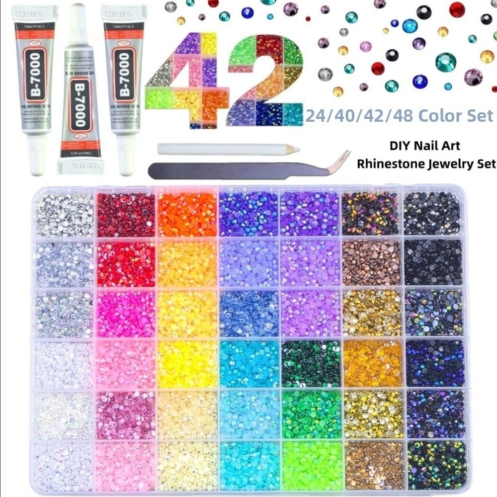 Wielokolorowy Zestaw Żywicznyc – Nail Art Jelly recenzja i cena