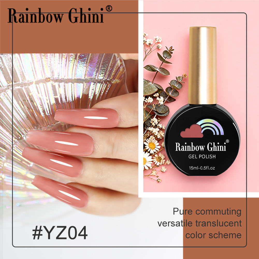 Rainbow Ghini 15ml Nude Pink J – Nail Art Rainbow recenzja i cena