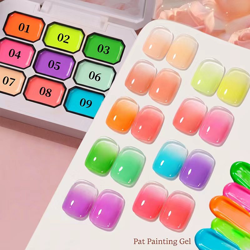 Letni zestaw neonowych żeli do – Nail Art Rainbow recenzja i cena