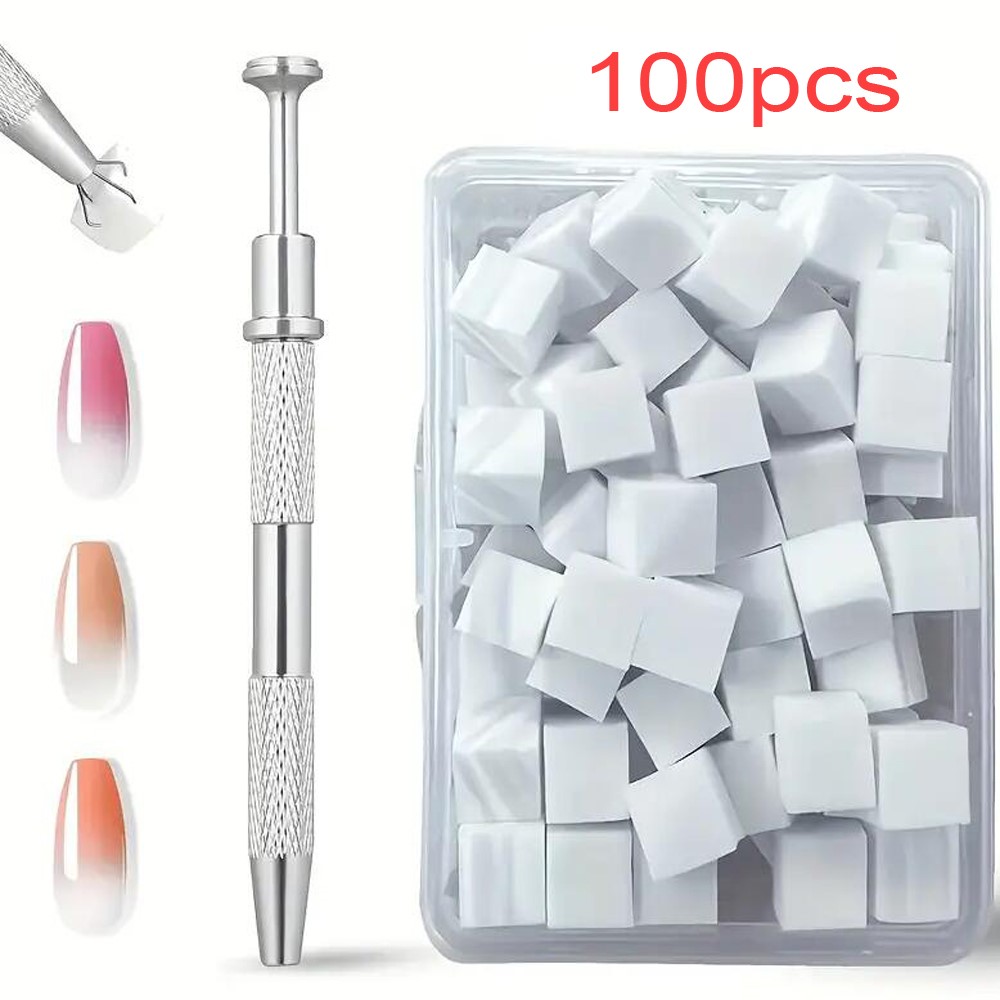 50/100 szt. Białe Mini Gąbki d – Nail Art Chrome recenzja i cena