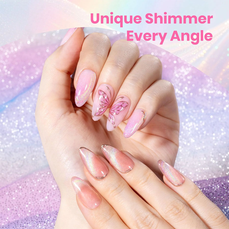 QAZIXU 1/6 szt. Zestaw lakieró – Nail Art Rainbow recenzja i cena