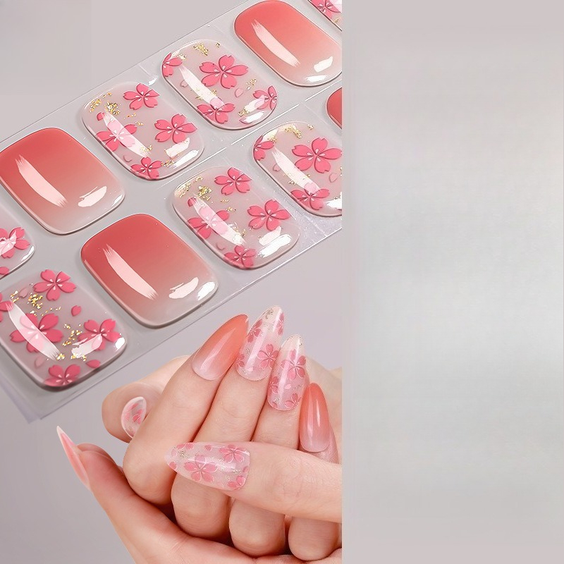 Różowo-biała gradientowa nakle – Nail Art Natural Simple recenzja i cena