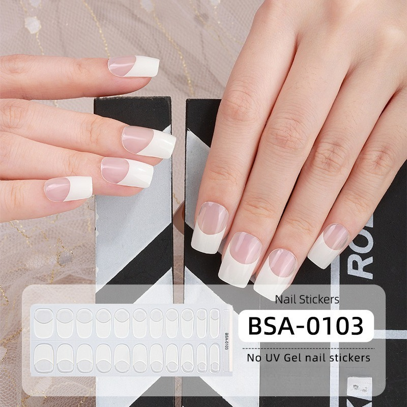 Różowo-biała gradientowa nakle – Nail Art Natural Simple recenzja i cena