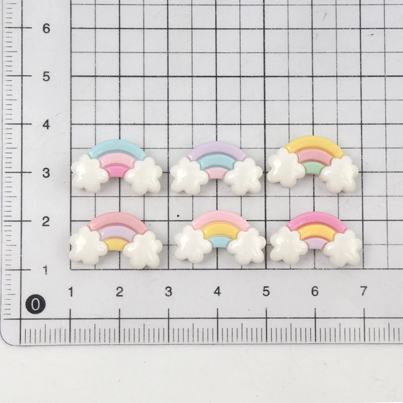 30 szt./300 szt. Mini żywiczne – Nail Art Rainbow recenzja i cena