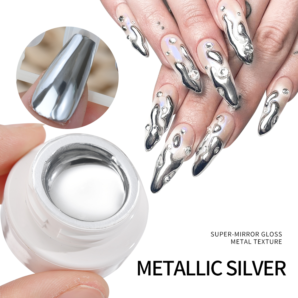 Mirror Metallic Nail Polish Ge – Nail Art Chrome recenzja i cena