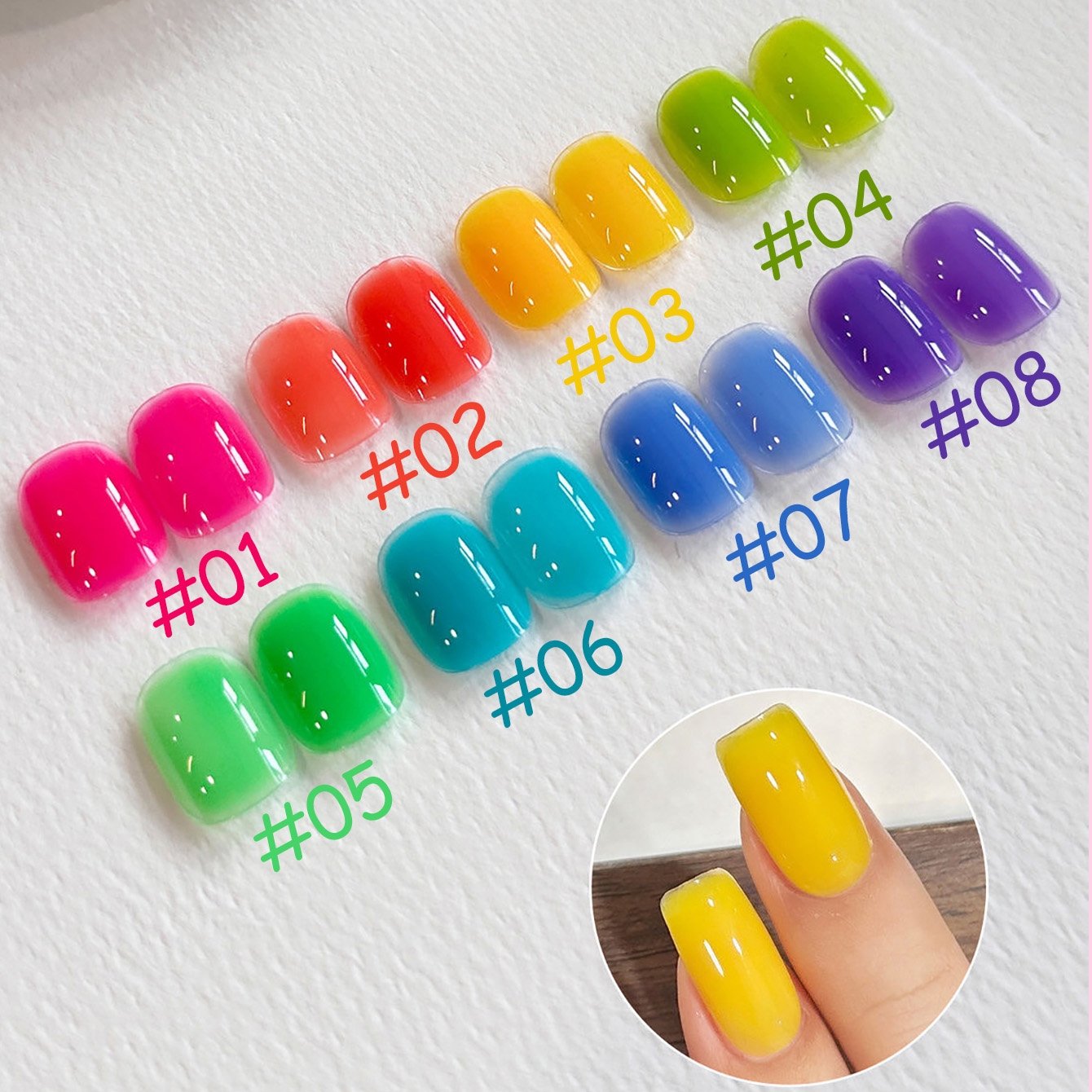1 szt. TC Letni Popularny Laki – Nail Art Ice Blue recenzja i cena