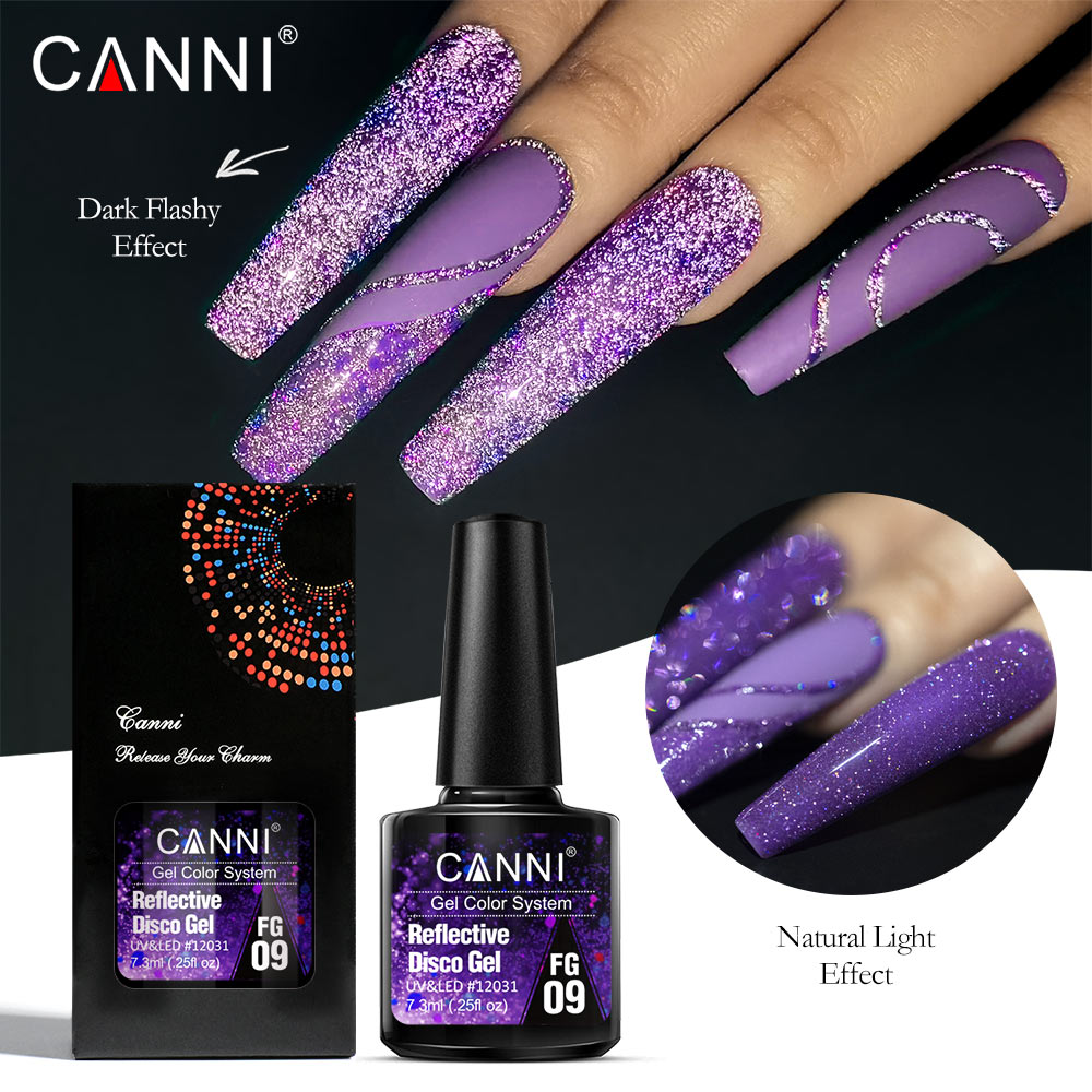 Canni Reflective Gel Bright Ef – Nail Art Rainbow recenzja i cena