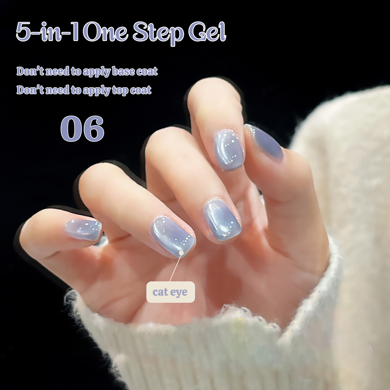 1 szt. TC Nowy 5-w-1 Żelowy La – Nail Art Ice Blue recenzja i cena