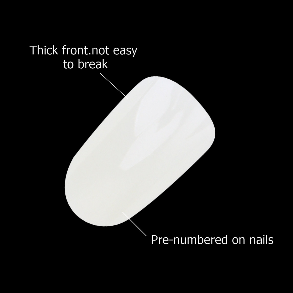 600 szt. Sztuczne Paznokcie Na – Nail Art Natural Simple recenzja i cena