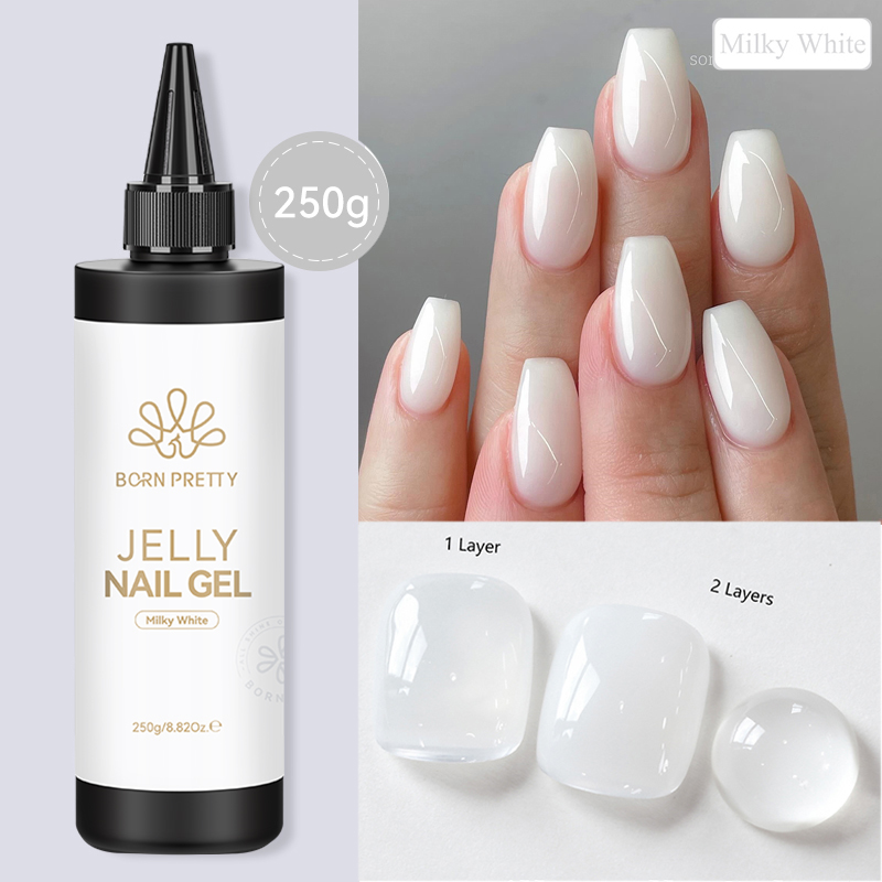 BORN PRETTY 250g Jelly Milky W – Nail Art Jelly recenzja i cena