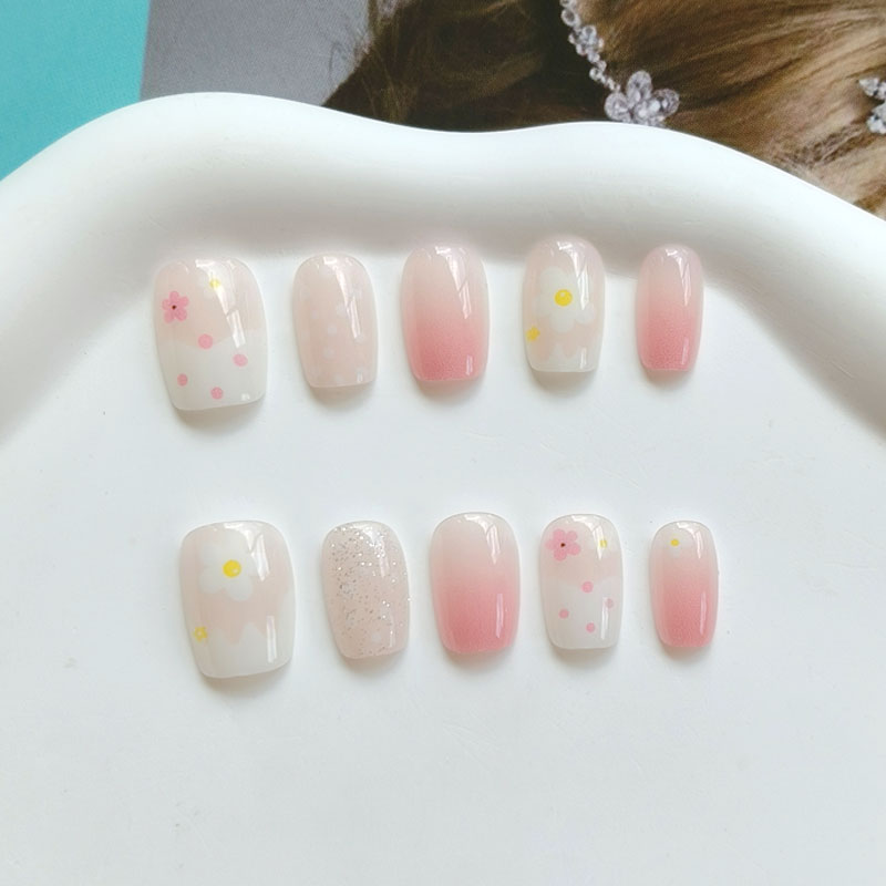 10 szt. tęczowych sztucznych p – Nail Art Rainbow recenzja i cena