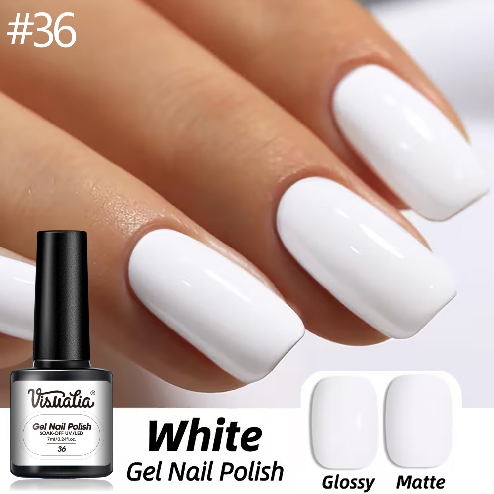 Wizualizacja #   36 Pure White – Nail Art Natural Simple recenzja i cena