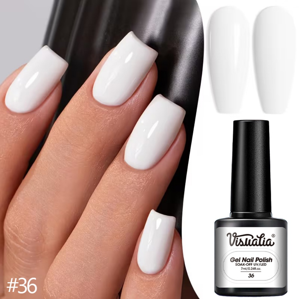 Wizualizacja #   36 Pure White – Nail Art Natural Simple recenzja i cena