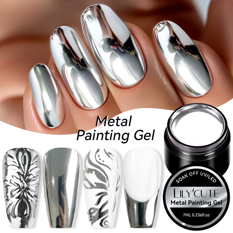 LILYCUTE 7ML Metallic Painting – Nail Art Chrome recenzja i cena